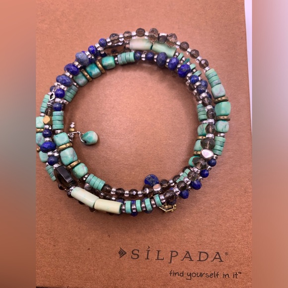Silpada Jewelry Silpada Vintage Sterling Lapis Turquoise Spiky